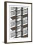 Lambeth Towers - Sepia-Sarah Evans-Framed Giclee Print