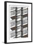 Lambeth Towers - Sepia-Sarah Evans-Framed Giclee Print
