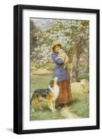 Lambing Time-Basil Bradley-Framed Giclee Print