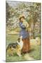 Lambing Time-Basil Bradley-Mounted Giclee Print
