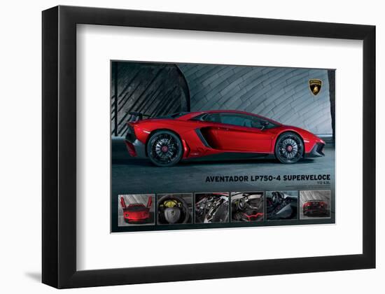 Lamborghini Aventador Lp750-4-null-Framed Premium Giclee Print