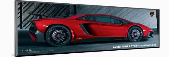 Lamborghini Aventador Lp750 V12-null-Mounted Art Print