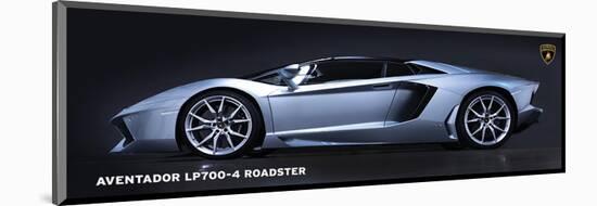 Lamborghini Aventador Roadster-null-Mounted Art Print