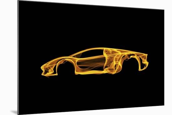 Lamborghini Aventador-Octavian Mielu-Mounted Art Print