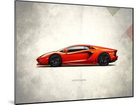 Lamborghini Aventador-Mark Rogan-Mounted Art Print