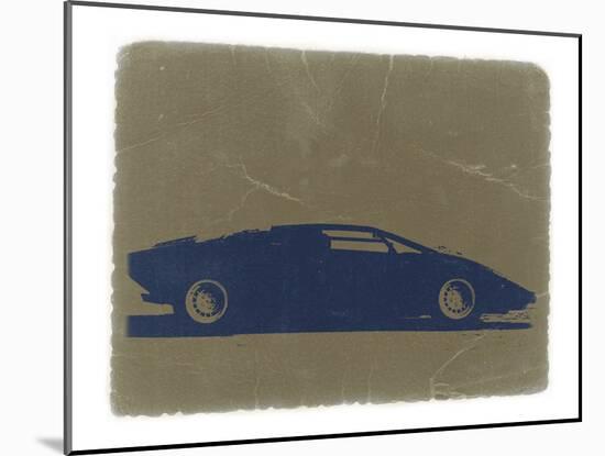 Lamborghini Countach-NaxArt-Mounted Art Print