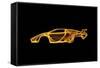 Lamborghini Countach-Octavian Mielu-Framed Stretched Canvas