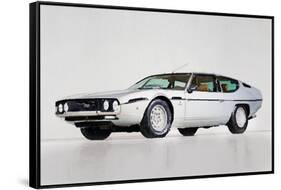 Lamborghini Espada Watercolor-NaxArt-Framed Stretched Canvas