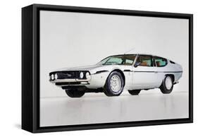 Lamborghini Espada Watercolor-NaxArt-Framed Stretched Canvas