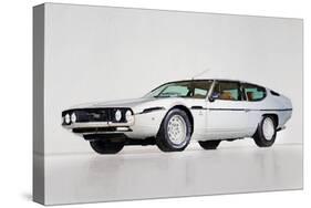 Lamborghini Espada Watercolor-NaxArt-Stretched Canvas