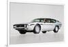 Lamborghini Espada Watercolor-NaxArt-Framed Art Print