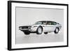 Lamborghini Espada Watercolor-NaxArt-Framed Art Print