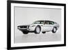 Lamborghini Espada Watercolor-NaxArt-Framed Premium Giclee Print