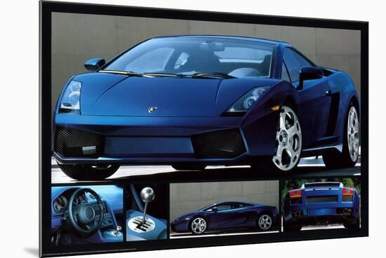 Lamborghini Gallardo-null-Mounted Poster