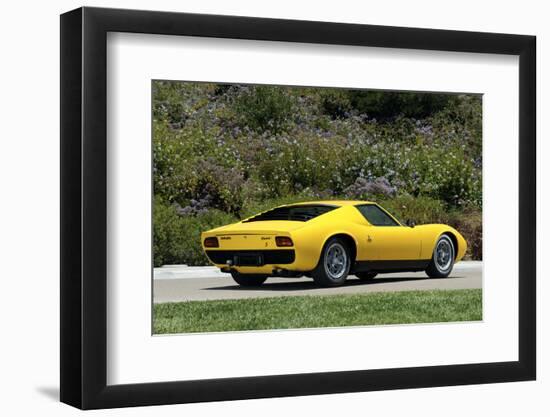 Lamborghini Miura p400s 1970-Simon Clay-Framed Premium Photographic Print