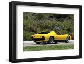 Lamborghini Miura p400s 1970-Simon Clay-Framed Photographic Print