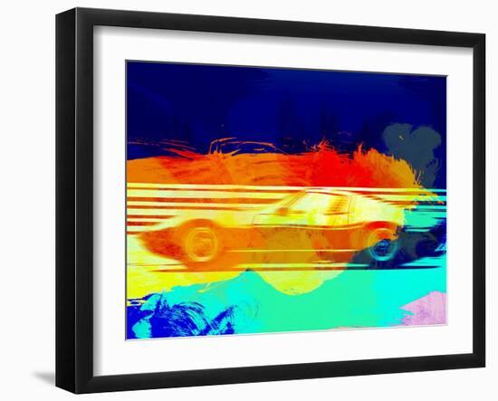 Lamborghini Miura Side 1-NaxArt-Framed Art Print