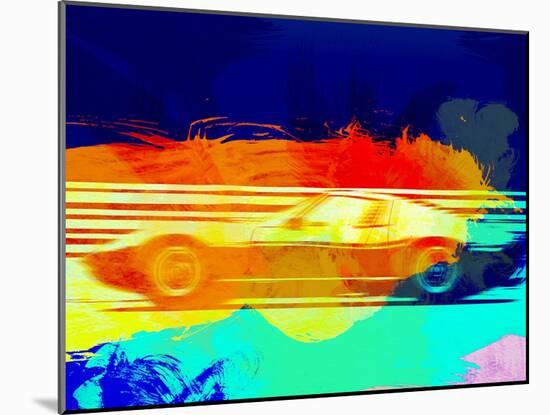 Lamborghini Miura Side 1-NaxArt-Mounted Art Print