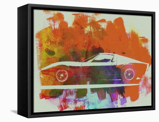 Lamborghini Miura Side 2-NaxArt-Framed Stretched Canvas