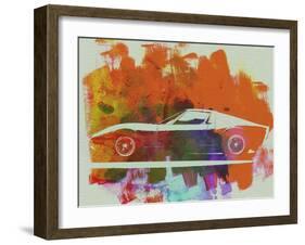 Lamborghini Miura Side 2-NaxArt-Framed Art Print