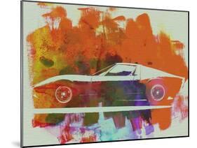 Lamborghini Miura Side 2-NaxArt-Mounted Art Print