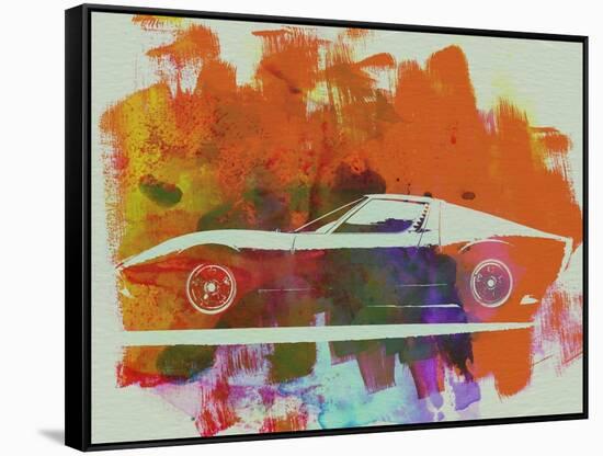 Lamborghini Miura Side 2-NaxArt-Framed Stretched Canvas