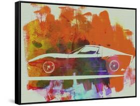 Lamborghini Miura Side 2-NaxArt-Framed Stretched Canvas