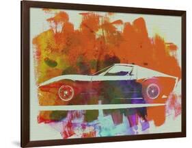 Lamborghini Miura Side 2-NaxArt-Framed Art Print