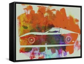 Lamborghini Miura Side 2-NaxArt-Framed Stretched Canvas