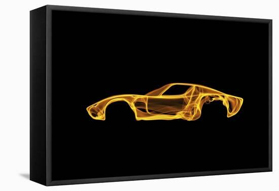 Lamborghini Miura-O.M.-Framed Stretched Canvas