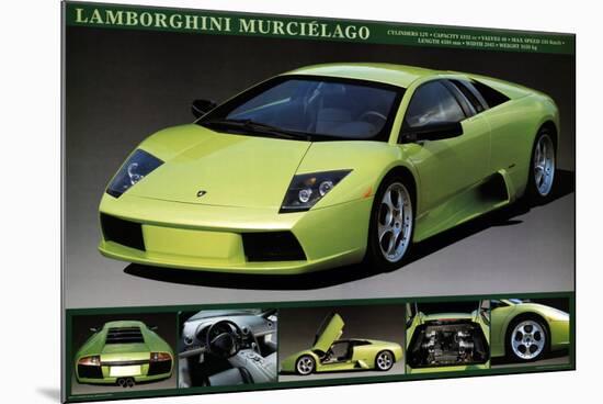 Lamborghini Murcielago-null-Mounted Poster