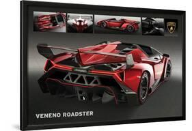 Lamborghini- Veneno Roadster-null-Lamina Framed Poster