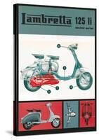 Lambretta 125 Li Lambretta-null-Stretched Canvas