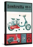 Lambretta 125 Li Lambretta-null-Stretched Canvas