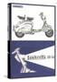 Lambretta 150 Ld Lambretta-null-Stretched Canvas