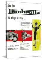 Lambretta Do Things in Style-null-Stretched Canvas