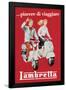 Lambretta - Vintage Style Italian Poster-null-Framed Poster