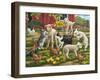 Lambs on the Loose-William Vanderdasson-Framed Giclee Print