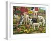Lambs on the Loose-William Vanderdasson-Framed Giclee Print