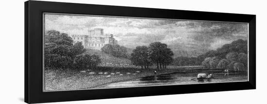 Lambton Castle, County Durham, 19th Century-null-Framed Giclee Print