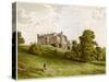 Lambton Castle, County Durham, Home of the Earl of Durham, C1880-Benjamin Fawcett-Stretched Canvas