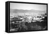 Lambton Harbour and Queen's Wharf, Wellington, New Zealand, 1870-James Bragge-Framed Stretched Canvas