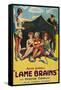 Lame Brains-null-Framed Stretched Canvas