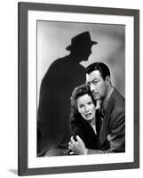 Lame by fond UNDERCURRENT by VincenteMinnelli with Katharine Hepburn and Robert Taylor, 1946 (b/w p-null-Framed Photo