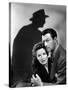 Lame by fond UNDERCURRENT by VincenteMinnelli with Katharine Hepburn and Robert Taylor, 1946 (b/w p-null-Stretched Canvas