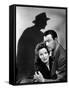 Lame by fond UNDERCURRENT by VincenteMinnelli with Katharine Hepburn and Robert Taylor, 1946 (b/w p-null-Framed Stretched Canvas