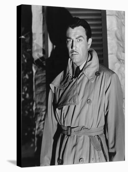 Lame by fond UNDERCURRENT by VincenteMinnelli with Robert Taylor, 1946 (b/w photo)-null-Stretched Canvas