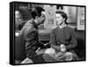 Lame by fond UNDERCURRENT by VincenteMinnelli with Robert Taylor and Katharine Hepburn, 1946 (b/w p-null-Framed Stretched Canvas