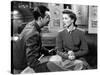 Lame by fond UNDERCURRENT by VincenteMinnelli with Robert Taylor and Katharine Hepburn, 1946 (b/w p-null-Stretched Canvas