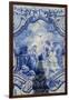 Lamego, Portugal, Shrine of Our Lady of Remedies, Azulejo-Jim Engelbrecht-Framed Premium Photographic Print